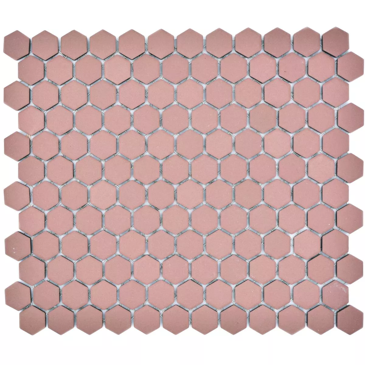 Ceramic Mosaic Bismarck R10B Hexagon Terracotta H23