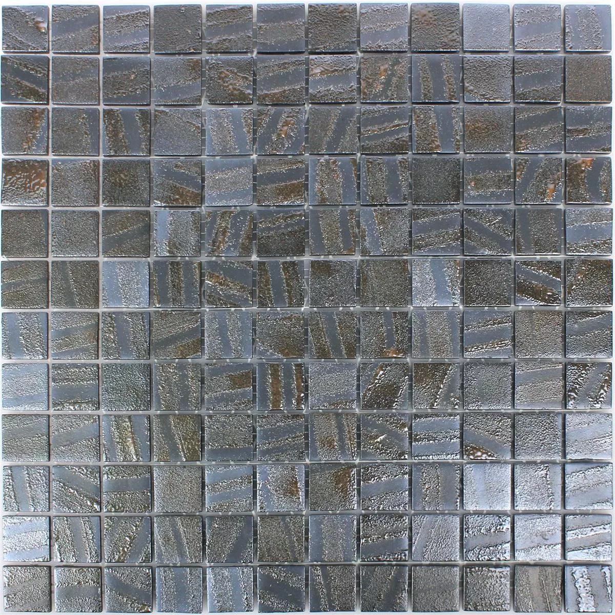 Sample Glass Mosaic Tiles Mascota Bronze Oxide