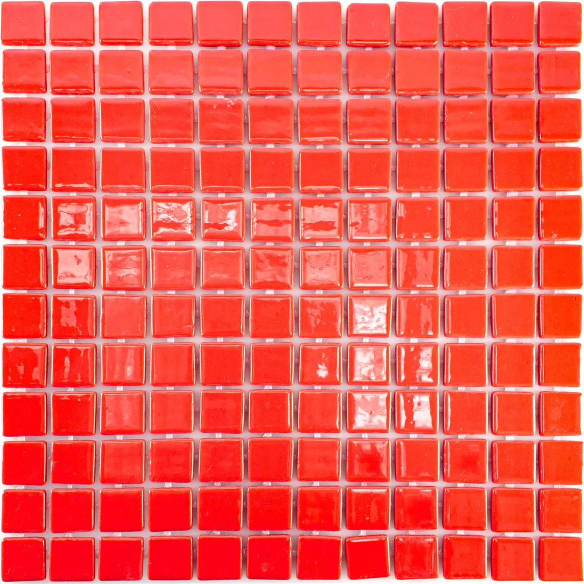 Glass Pool Swimmingpool Mosaic Pixley Red