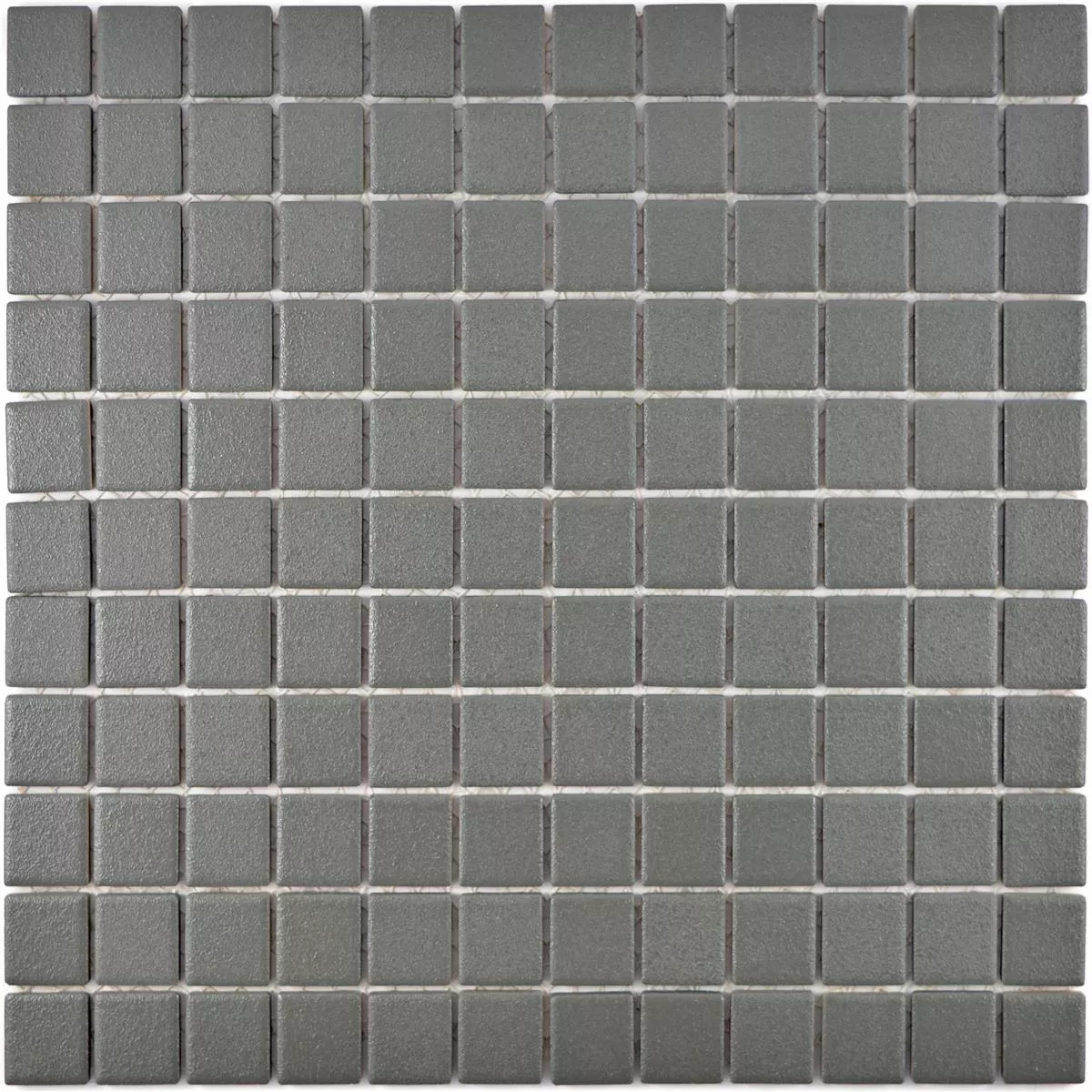 Sample Ceramic Mosaic Tiles Shalin Non-Slip R10 Grey Q25