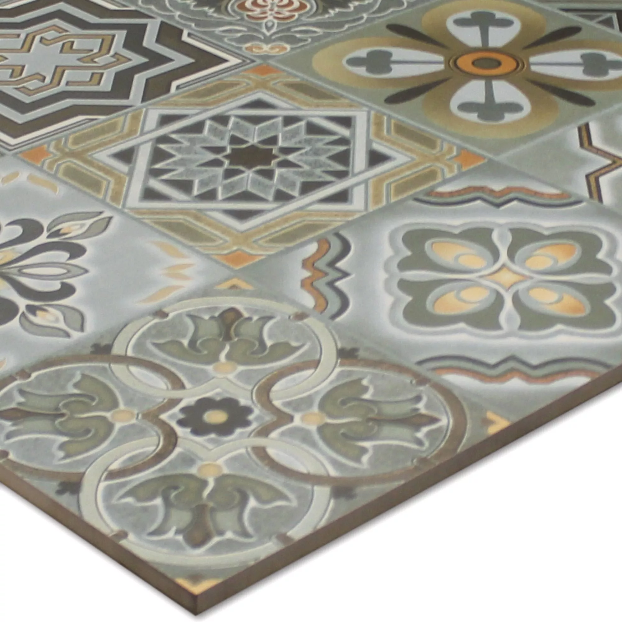 Floor Tiles Oriental Cyan
