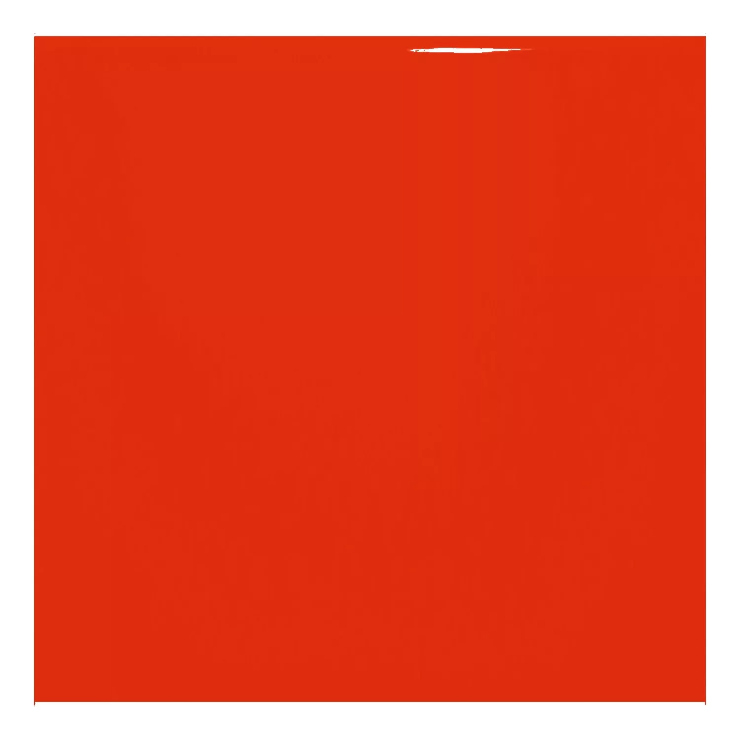 Metro tile Red Glossy 15x15 cm Without Facet Miona Rojo