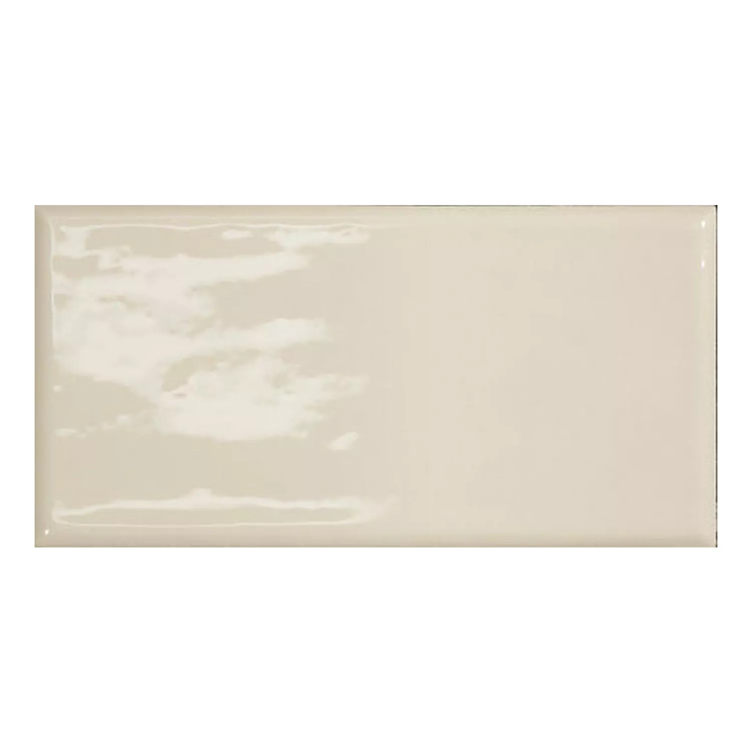 Calissi Grey Glossy Rustic 7,5x15 cm Light Grey