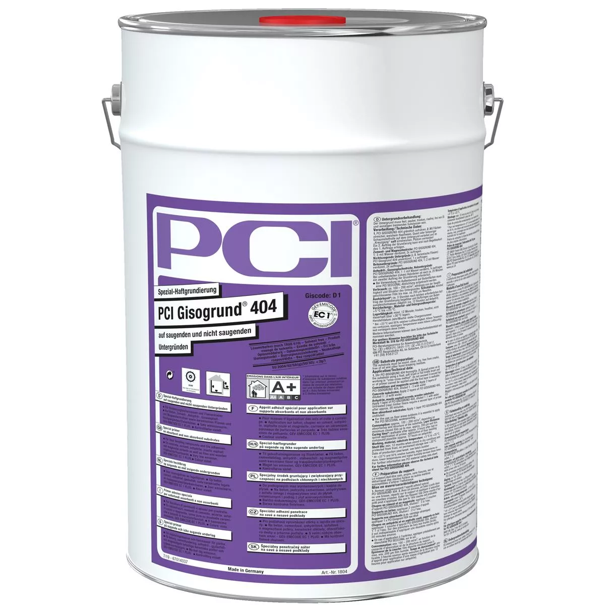 PCI Gisogrund 404 special adhesion primer violet 20 liters PCI Gisogrund 404 special adhesion primer violet 20 liters