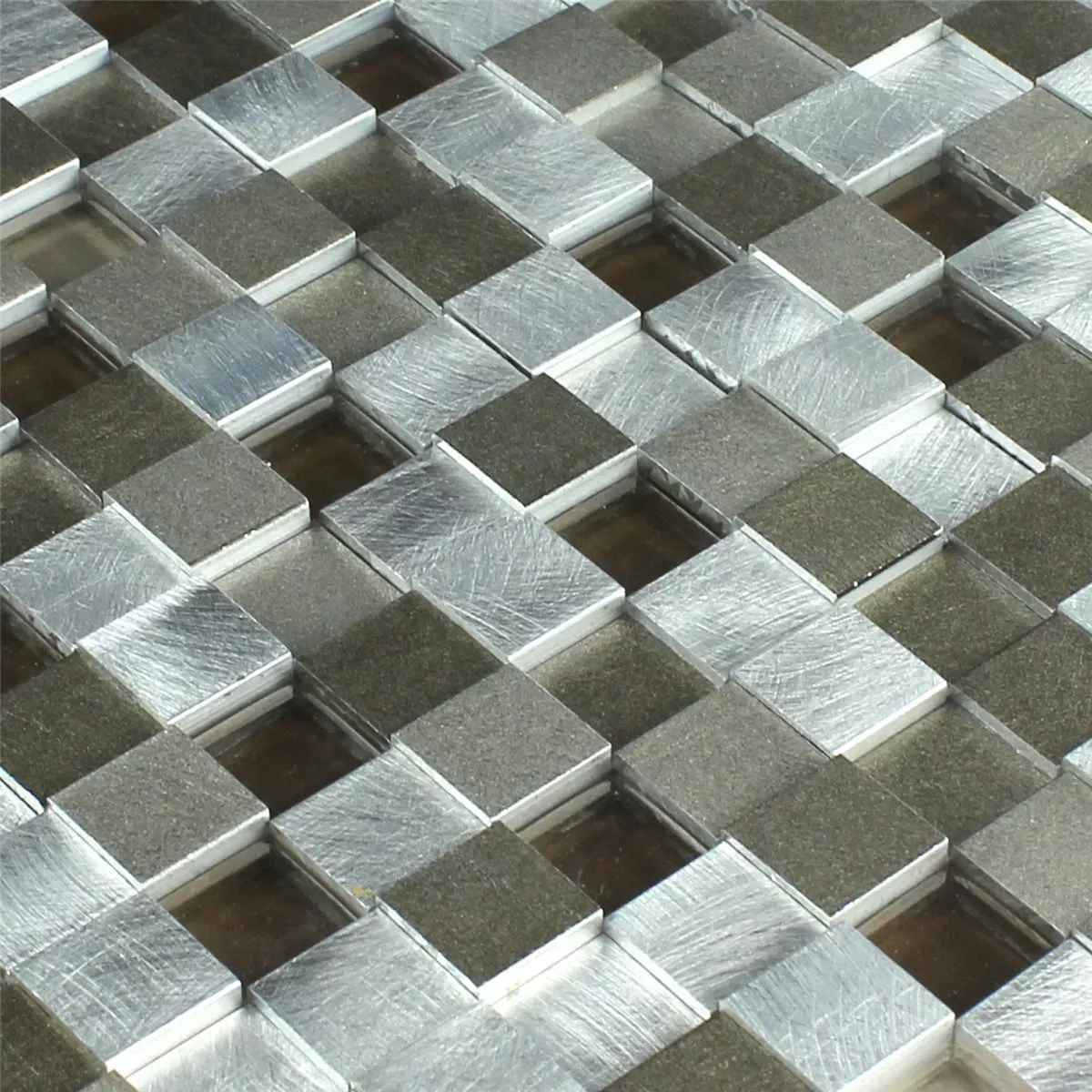Sample Alu Design Sample Design Tiles Aluminium Alu Glass 3D Mosaic
