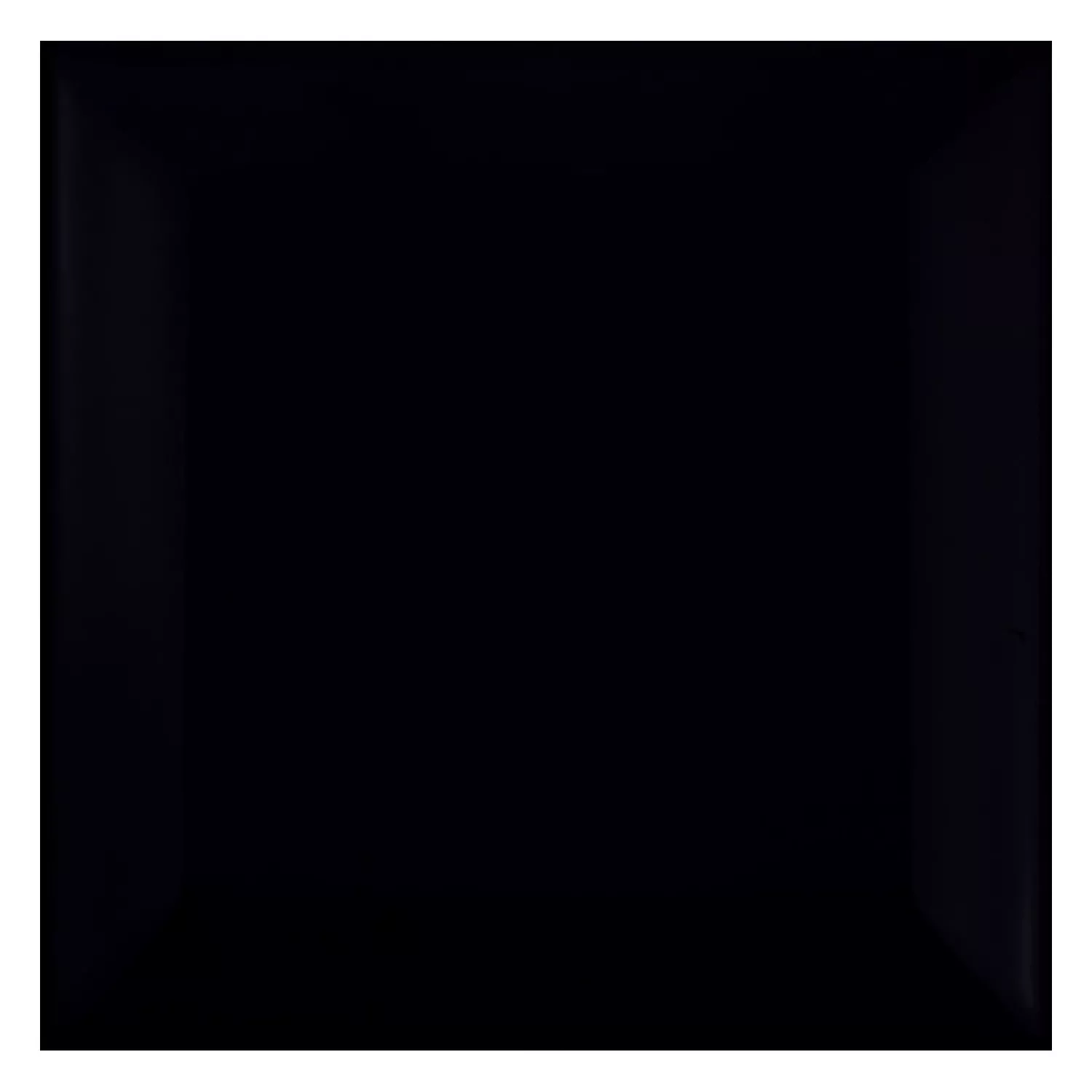 Metro tile Black Mat 10x10 cm Facet Catarina Negro