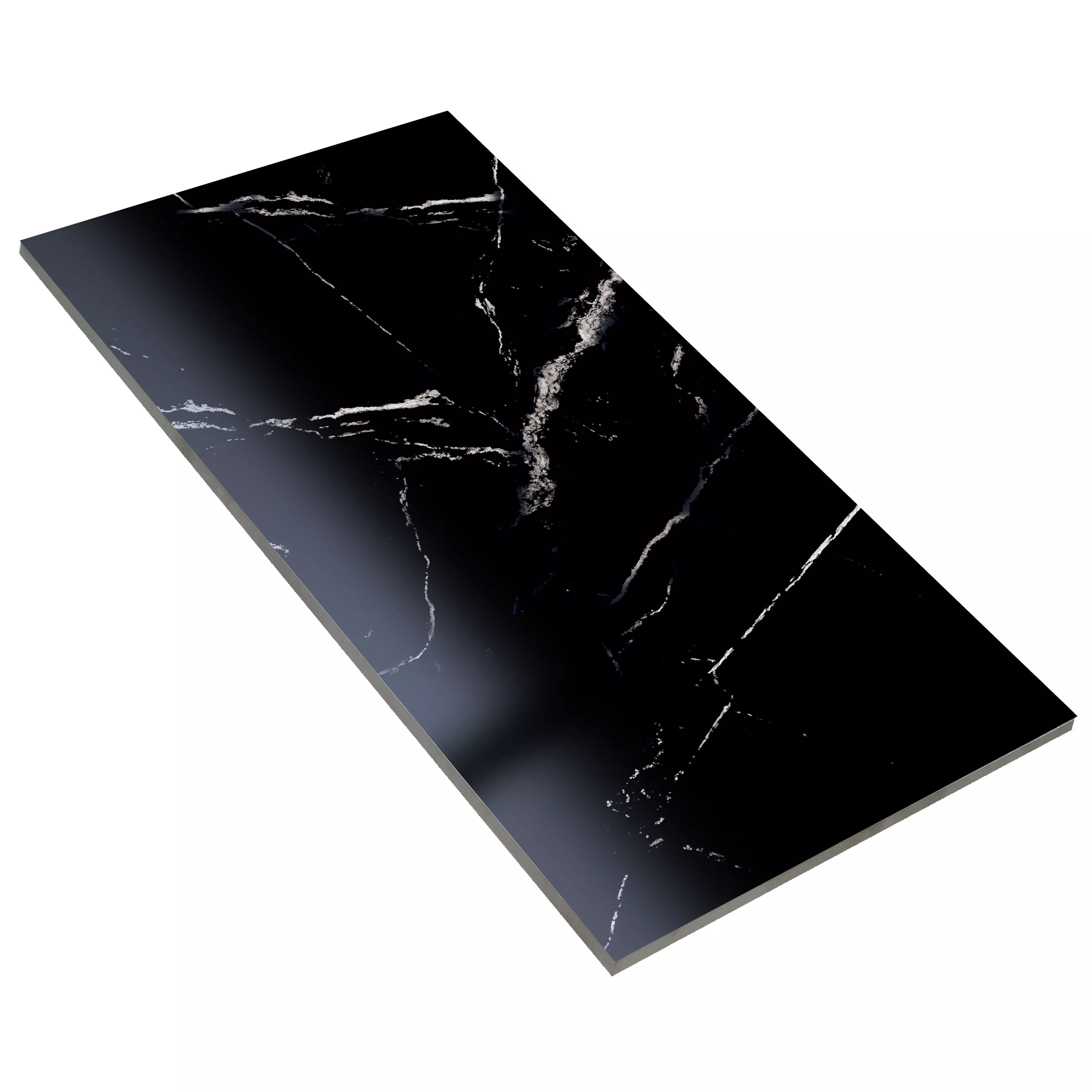 Sample Floor Tiles Louisburg Statuario Polished Black 60x120cm