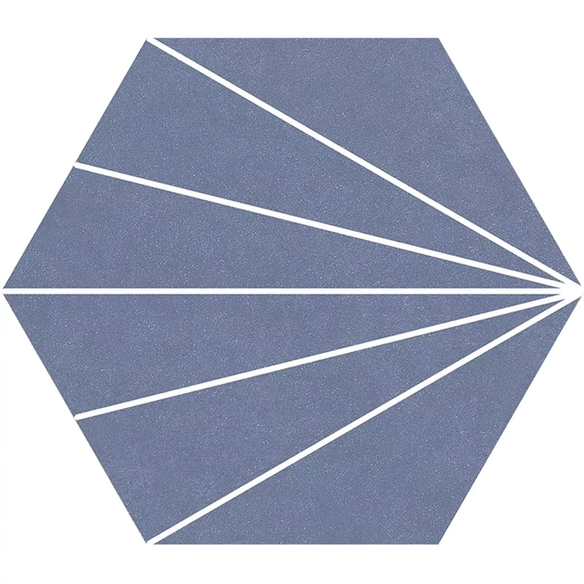 Porcelain Stoneware Tiles Millennium Hexagon 3D Optic Blue 22,5 x 25,9cm  Porcelain Stoneware Tiles Millennium Hexagon 3D Optic Blue 22,5 x 25,9cm