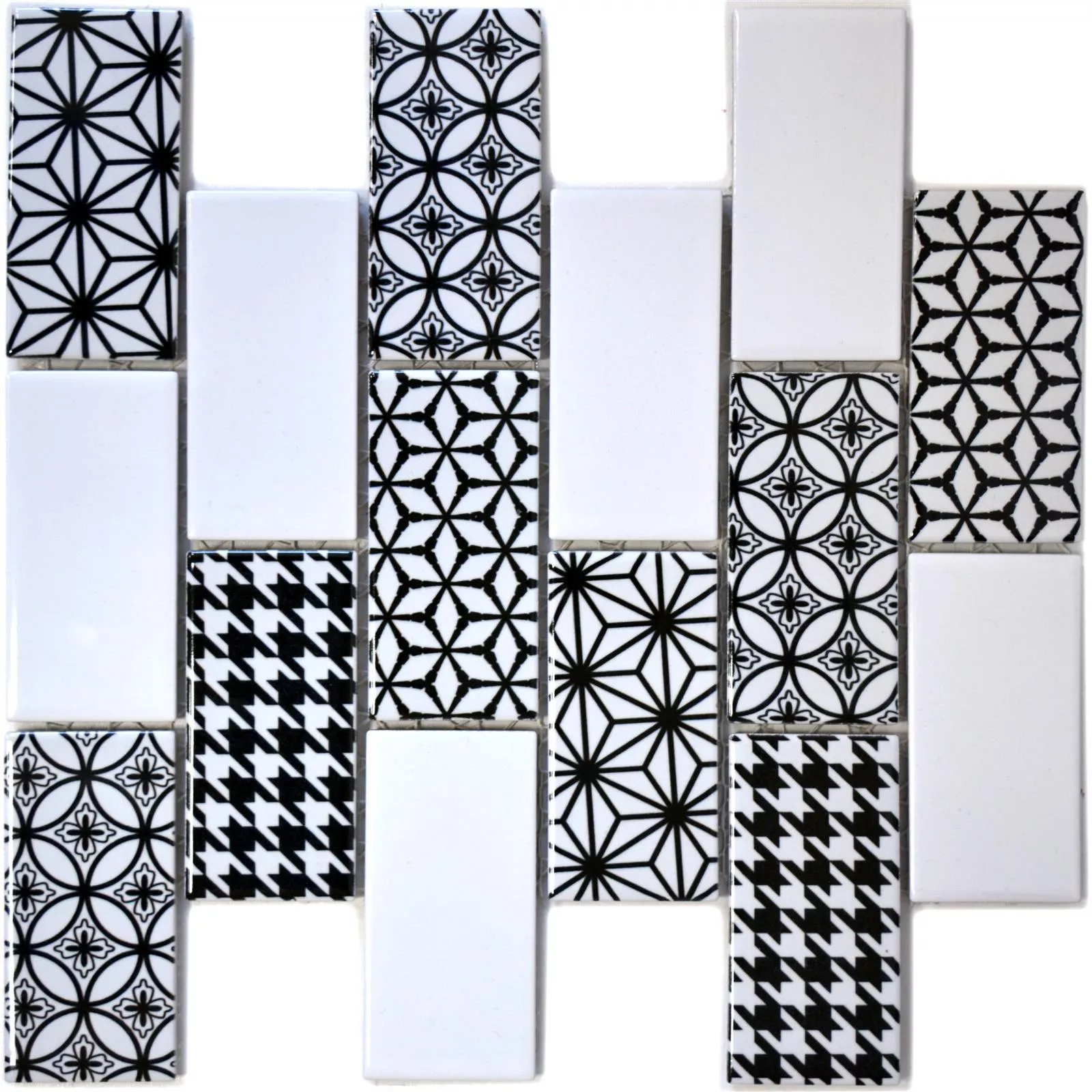 Sample Mosaic Tiles Panayot White