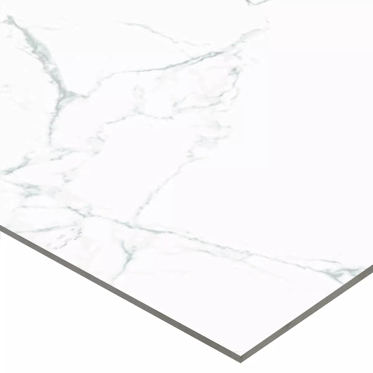 Floor Tiles Ampezzo Calacatta Marble Optic Blanc Grey Polished Glossy 60x120cm