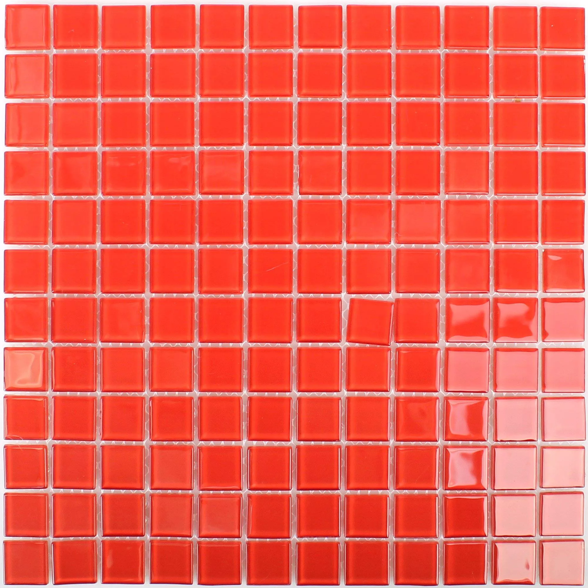 Glass Mosaic Tiles Florida Red