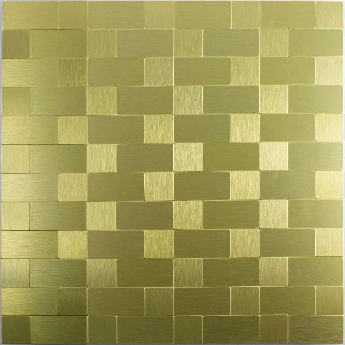 Mosaic Tiles Metal Self Adhesive Vryburg Gold Combi