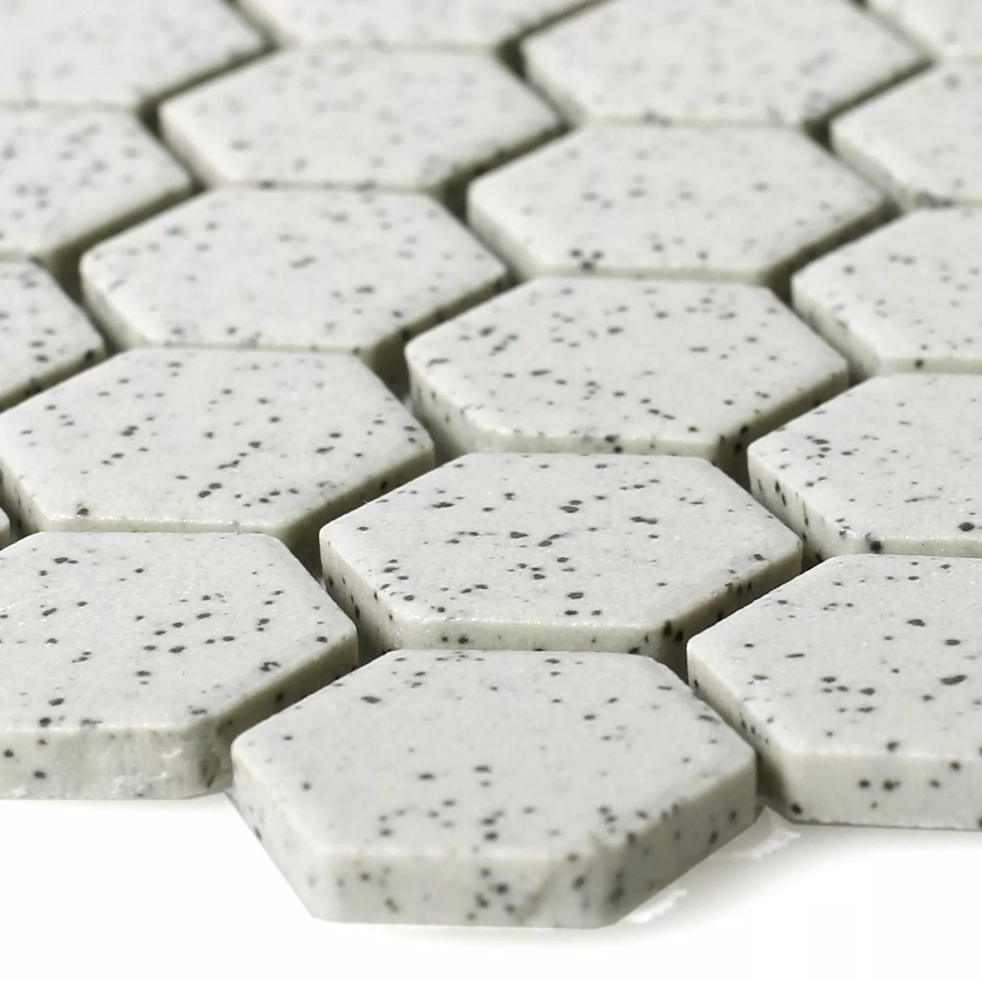 Ceramic Mosaic Tiles Luanda Beige Hexagon