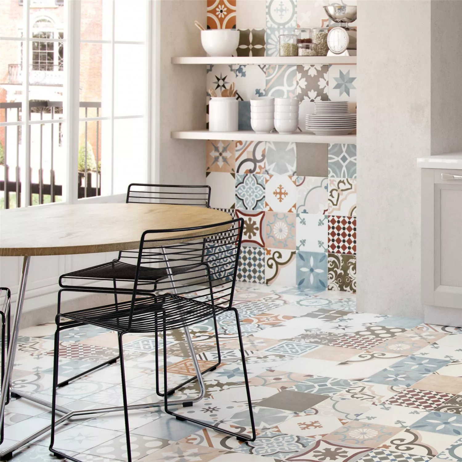 Cement Tiles Retro Optic Artemis Floor Tiles 45x45cm