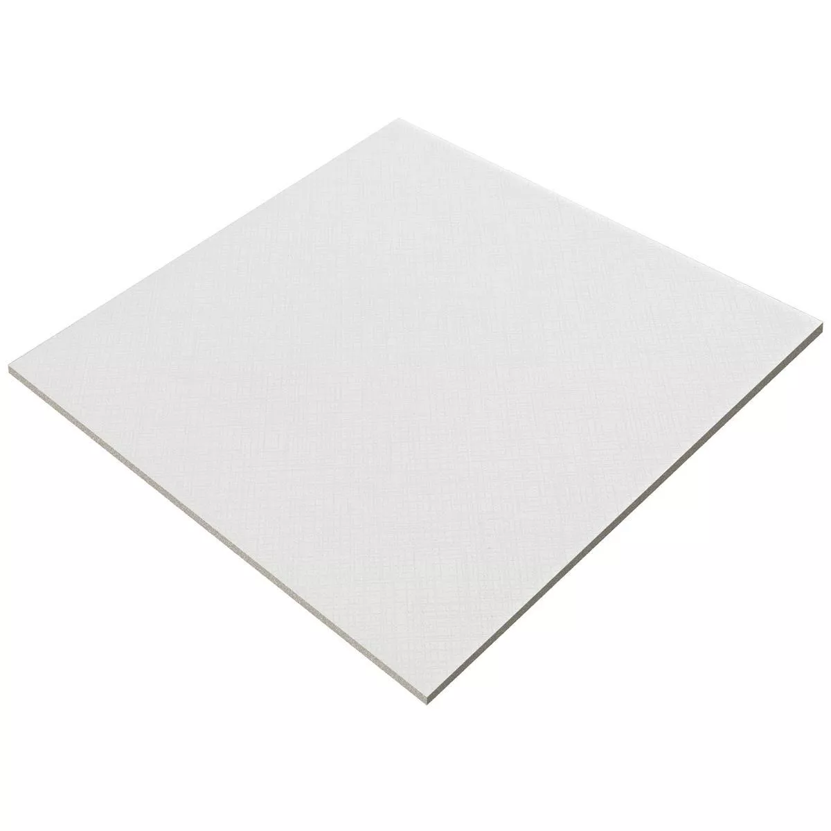 Floor Tiles Cement Optic Wildflower Blanc Basic Tile 18,5x18,5cm