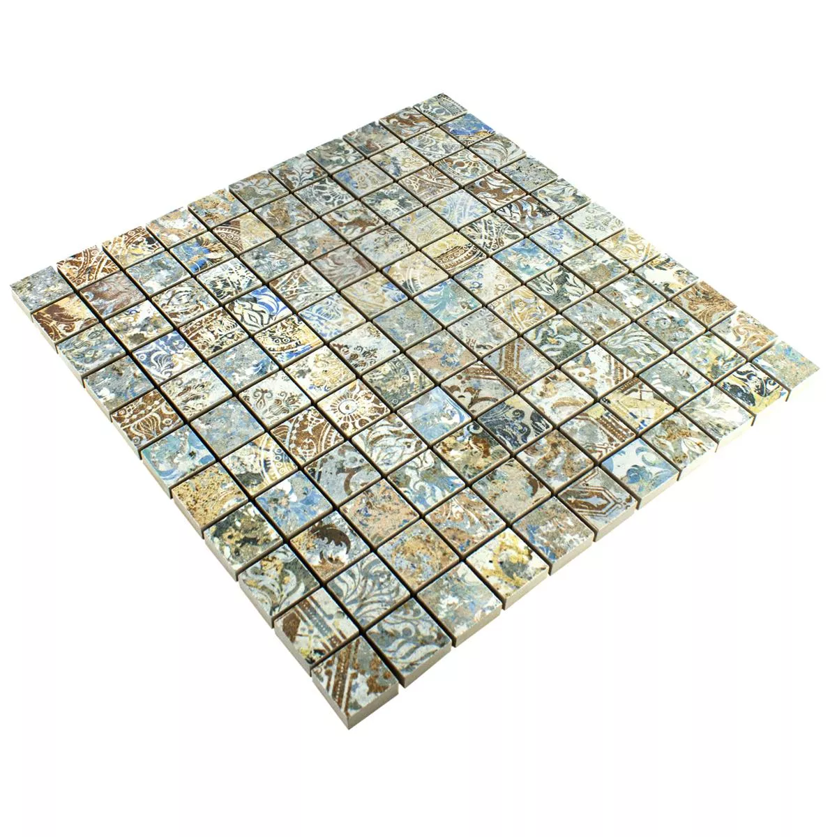 Sample Ceramic Mosaic Tiles Patchwork Colored