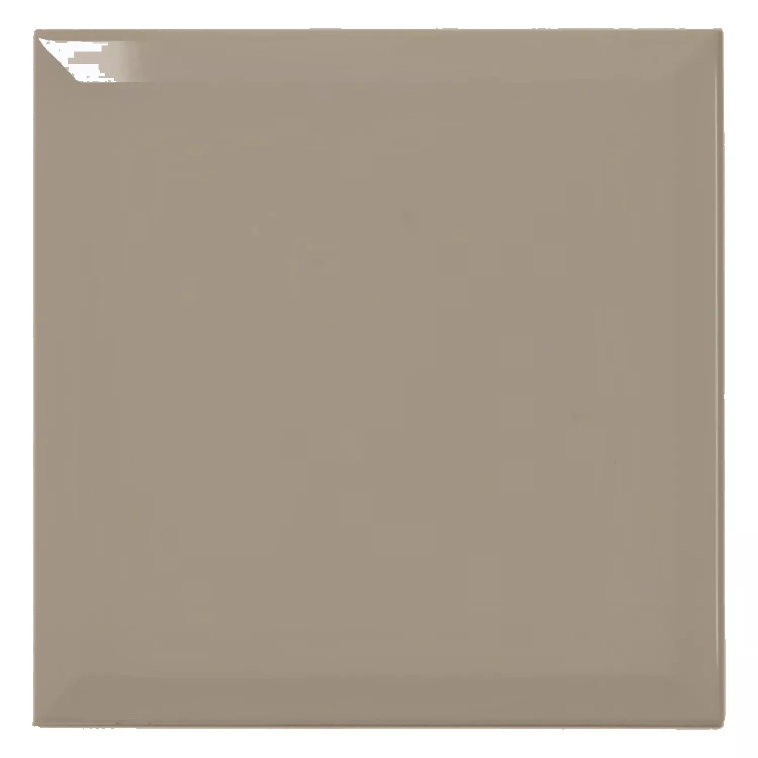 Metro tile Brown Glossy 20x20 cm Facet Freetown Mink