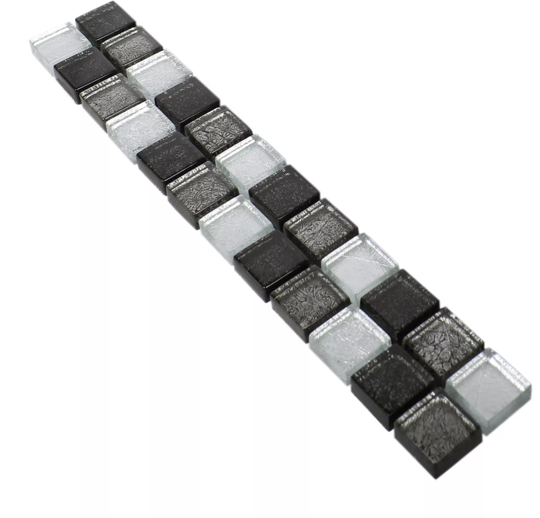 Glass Border Johnstown Black Silver Q23 Glass Border Johnstown Black Silver Q23