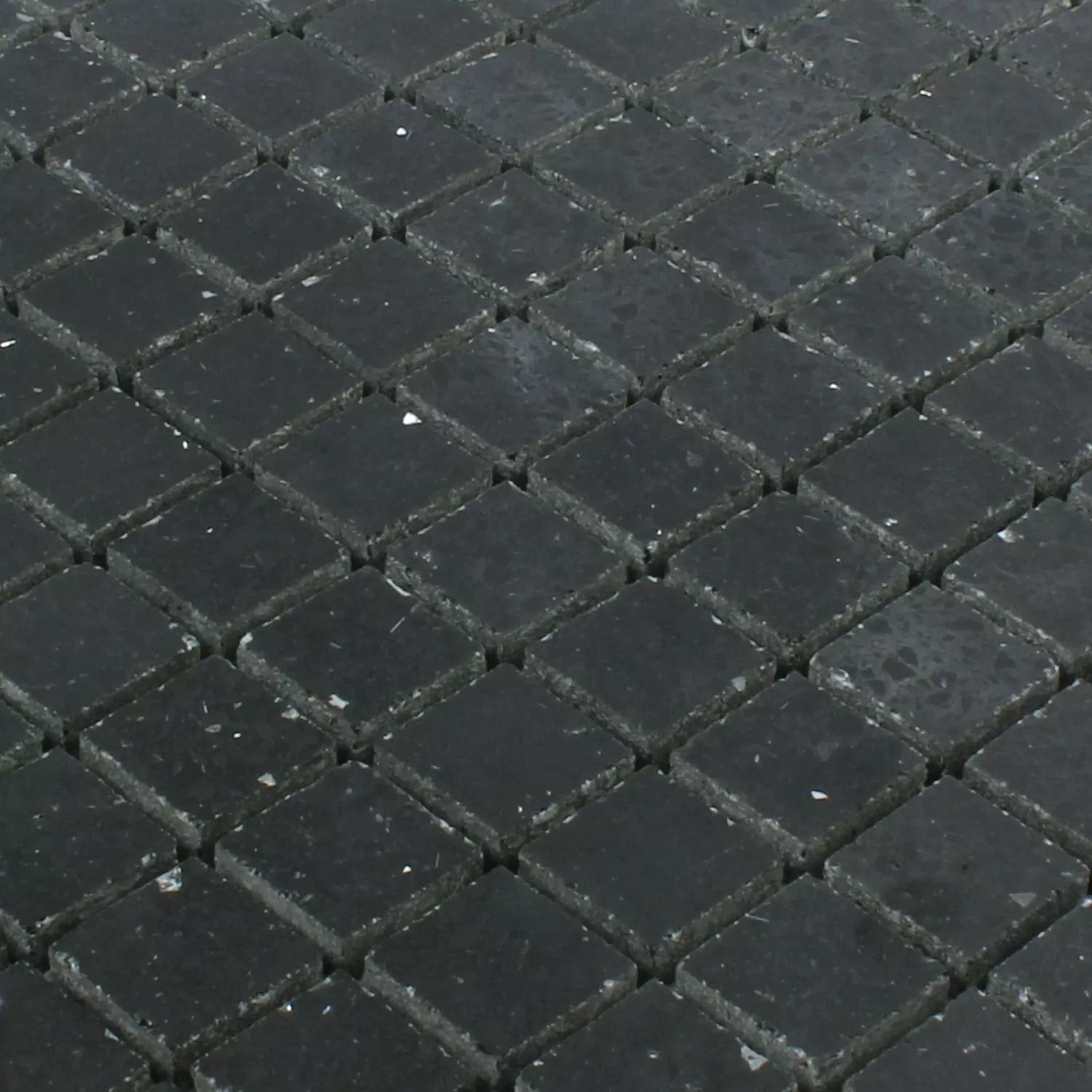 Sample Mosaic Tiles Quartz Resin Black 