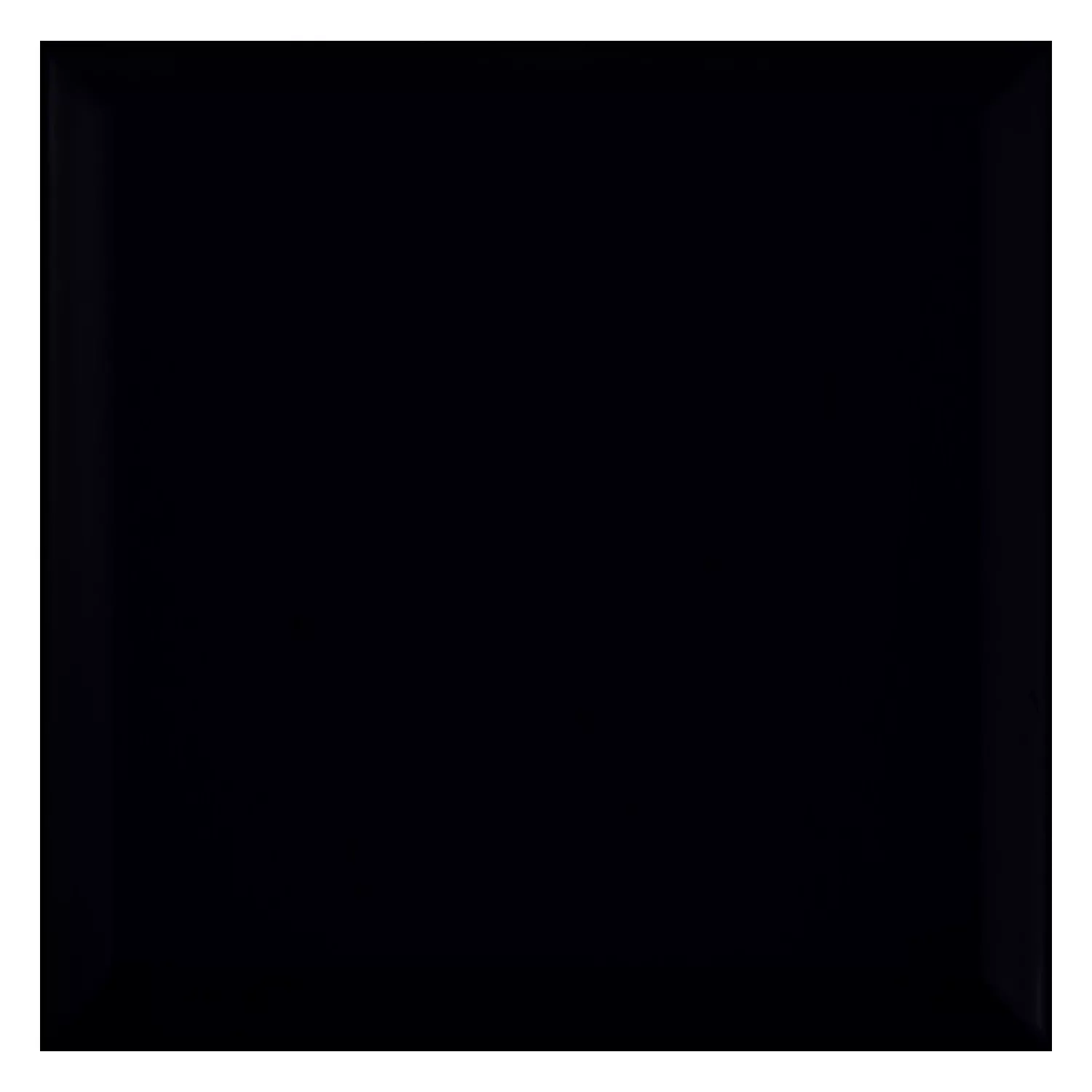 Metro tile Black Mat 20x20 cm Facet Freetown Negro