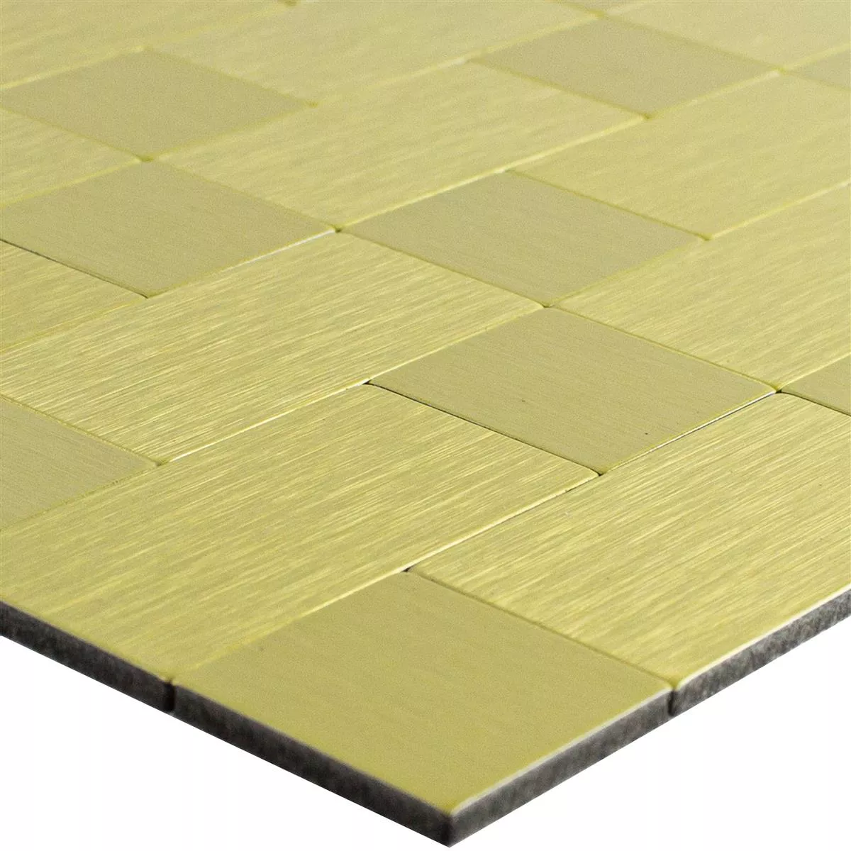 Mosaic Tiles Metal Self Adhesive Vryburg Gold Combi Mosaic Tiles Metal Self Adhesive Vryburg Gold Combi