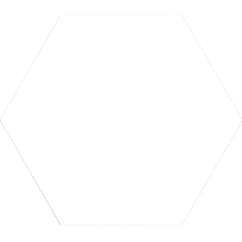 Floor Tiles Loire Blanc Hexagon Structured 23x27 cm