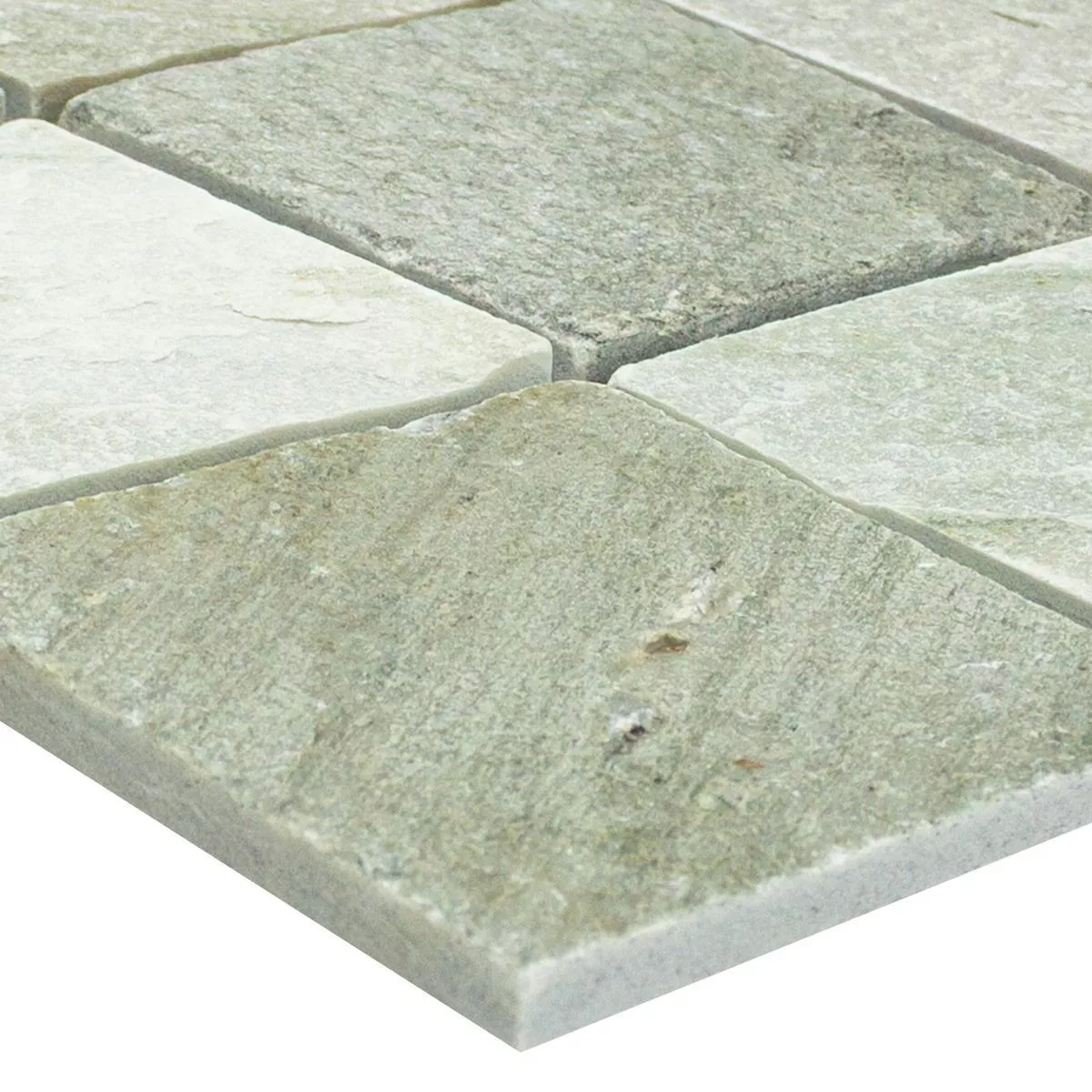Mosaic Tiles Quartzite Beige Grey 100x100mm Mosaic Tiles Quartzite Beige Grey 100x100mm