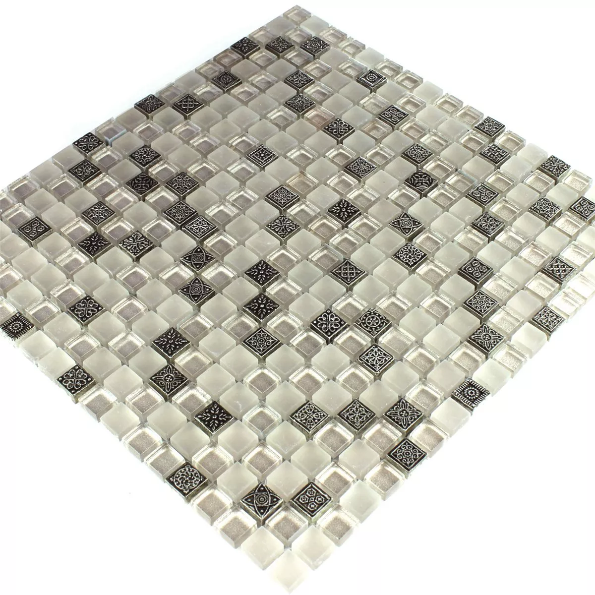 Mosaic Tiles Glass Natural Stone Ornament Champagne