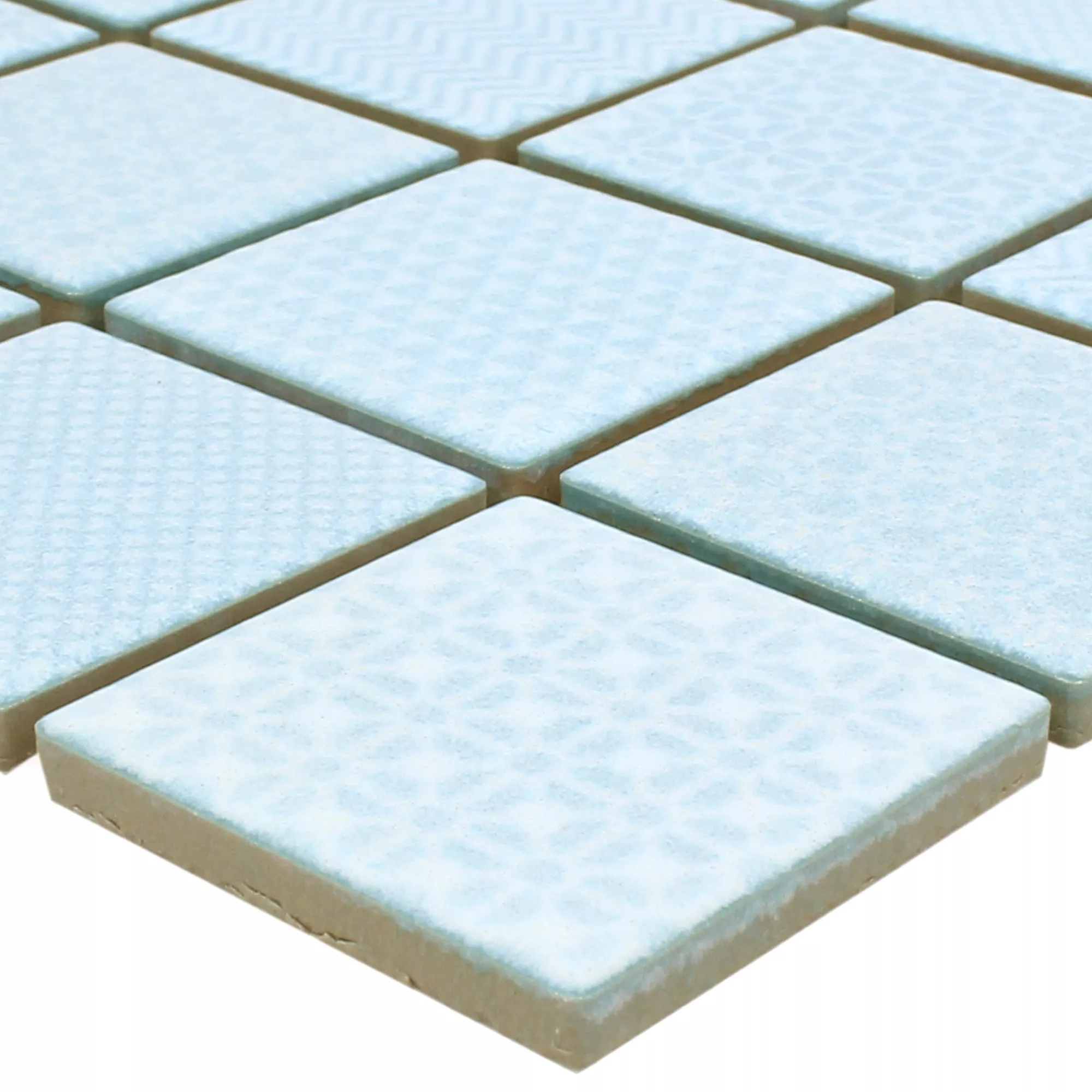 Mosaic Tiles Ceramic Sapporo Light Blue