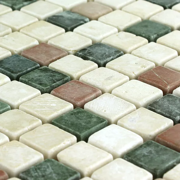 Sample Mosaic Tiles Marble Colored Mix 