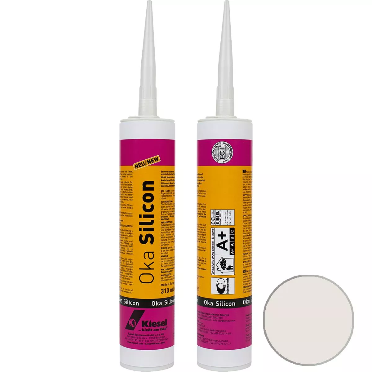 OKA SILICON Silicone Sealant Snow 310 ml