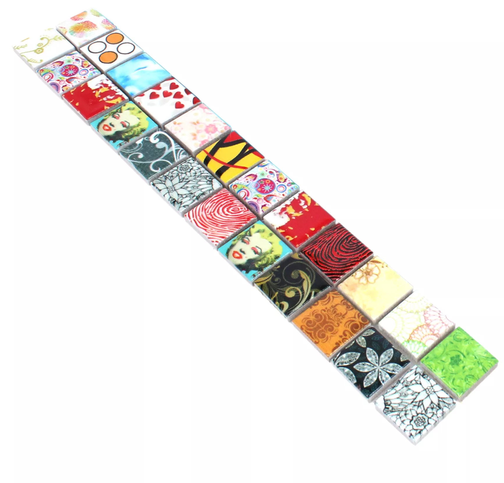 Ceramic Retro Border Easton Colored Ceramic Retro Border Easton Colored