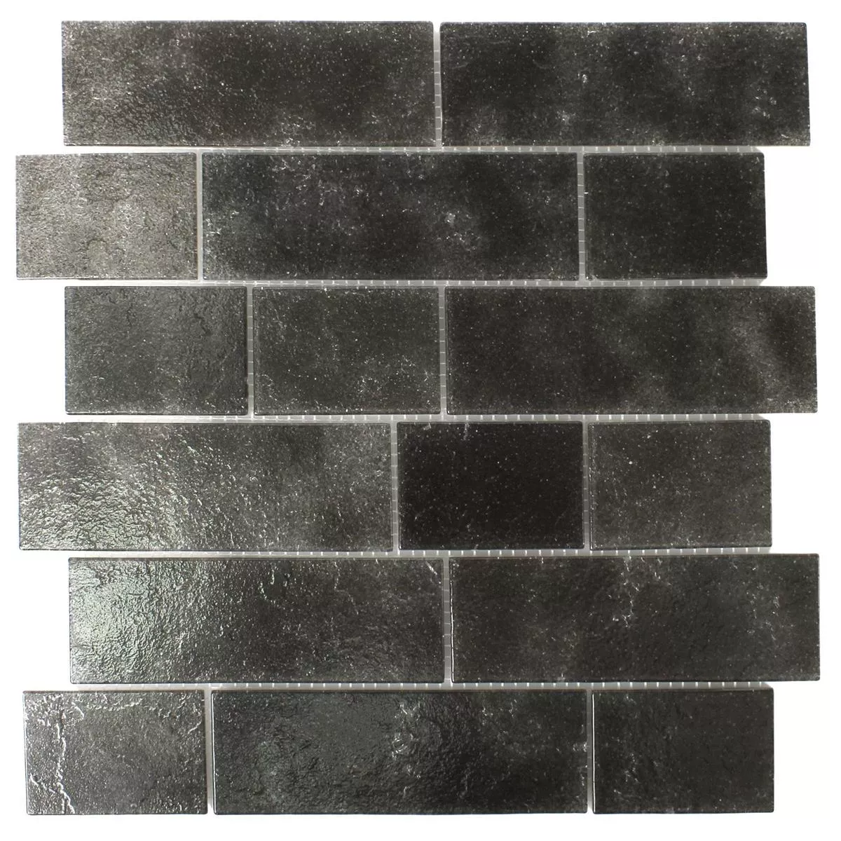 Sample Glass Mosaic Tiles Richmond Black