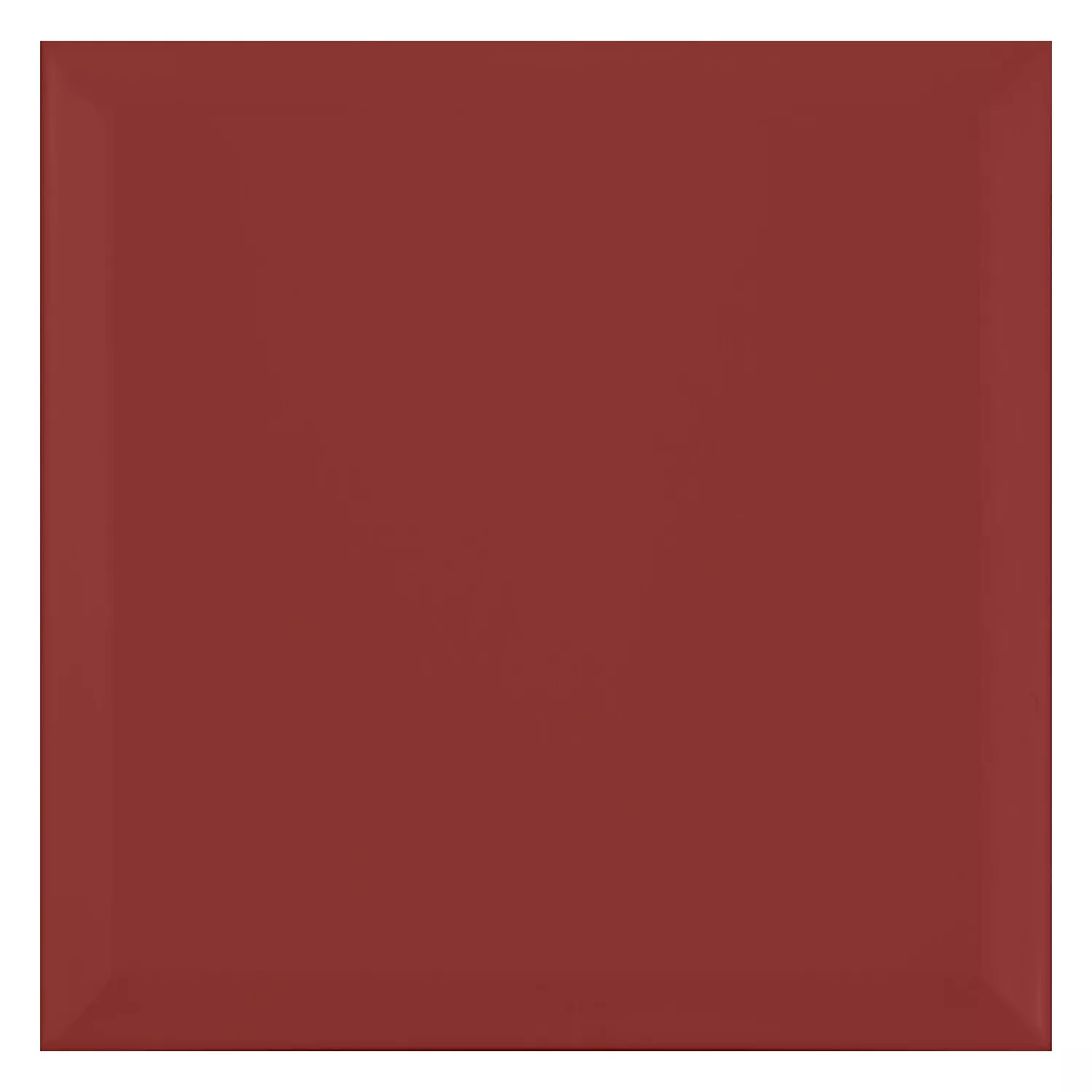 Metro tile Red Mat 20x20 cm Facet Freetown Burdeos