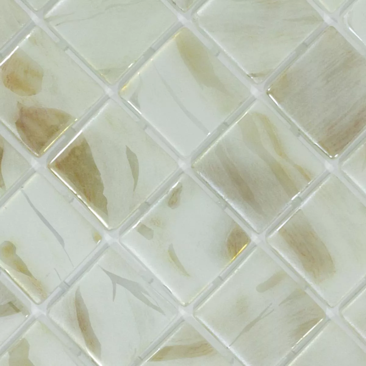 Glass Swimming Pool Mosaic Alassio Beige 38