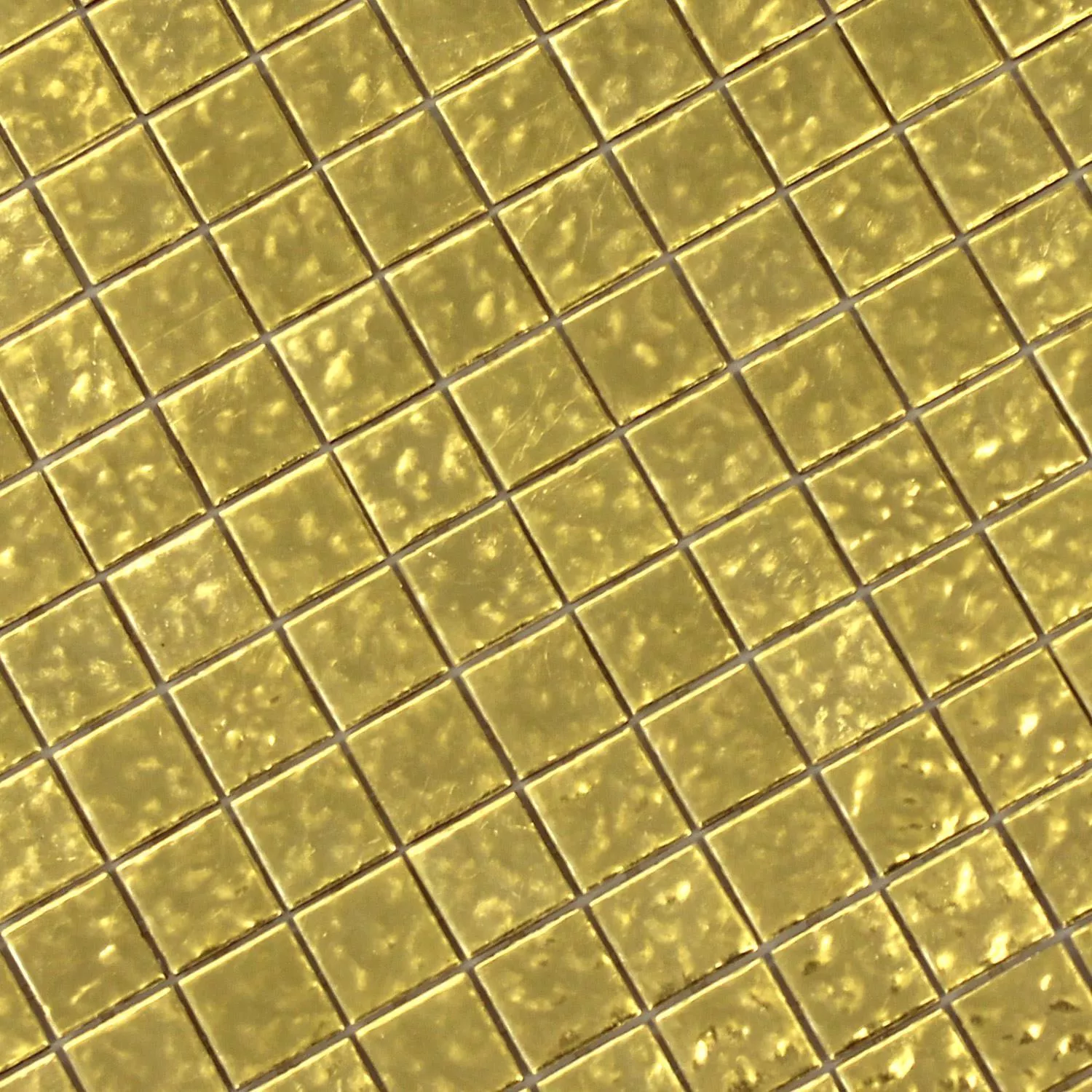 Mosaic  Tiles Trend-Vi Glass Gold Leaf 24 Karat 1x1cm