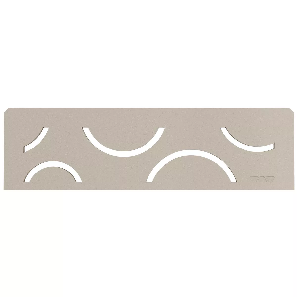 Niche wall shelf Schlüter rectangle 30x8.7cm Curve Cream