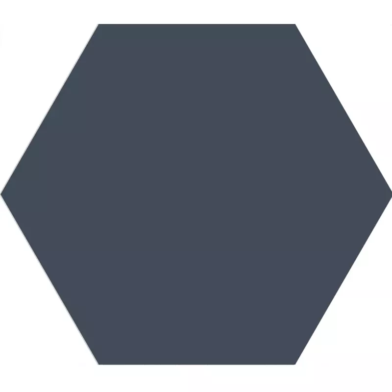 Floor Tiles Loire Blue Hexagon Structured 23x27 cm