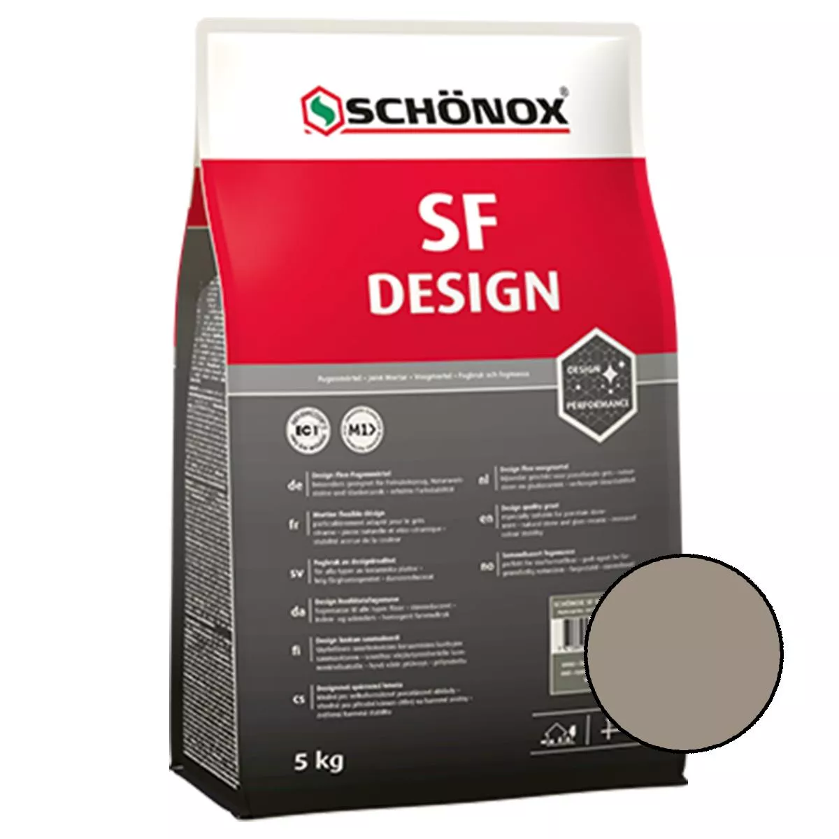 Joint mortar Schönox SF Design Sand Grey 5 Kg