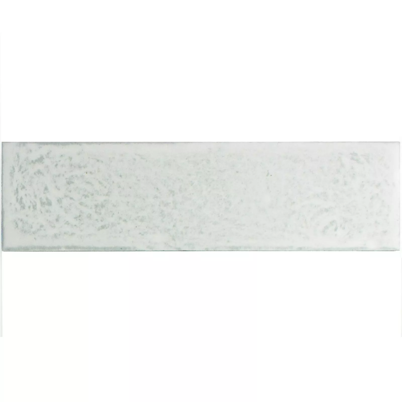 Wall Tile Open Air Waved 6x24cm Blanc