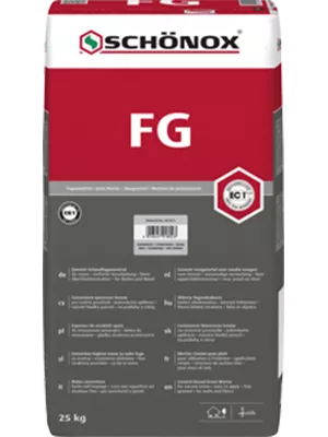 Joint mortar Schönox FG silver grey 25 kg Joint mortar Schönox FG silver grey 25 kg