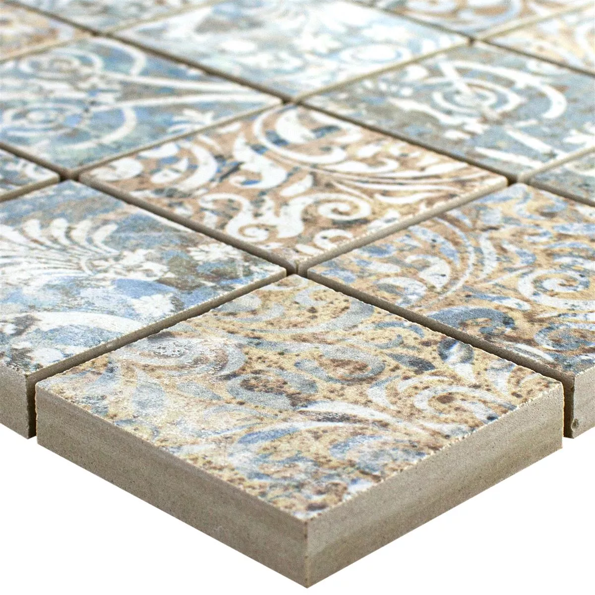 Ceramic Mosaic Tiles Patchwork Colored 47x47mm Ceramic Mosaic Tiles Patchwork Colored 47x47mm