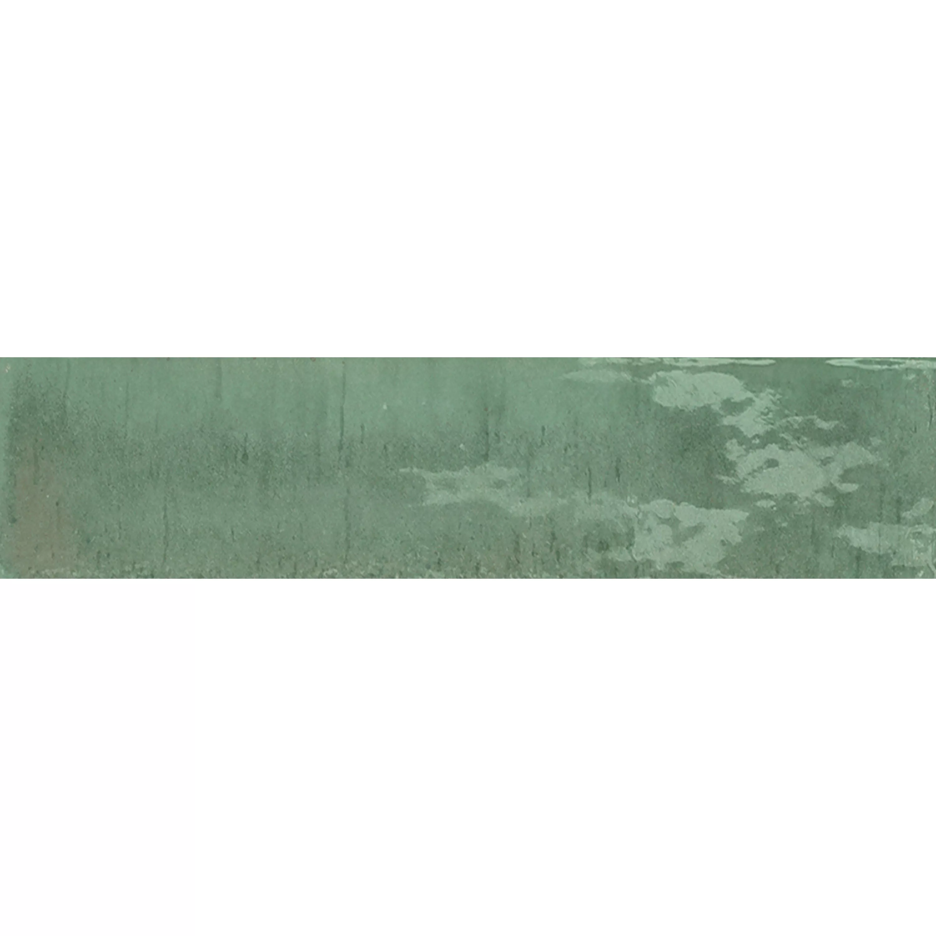 Wall Tiles Laguna Glossy Waved Cyan 6x24cm Wall Tiles Laguna Glossy Waved Cyan 6x24cm