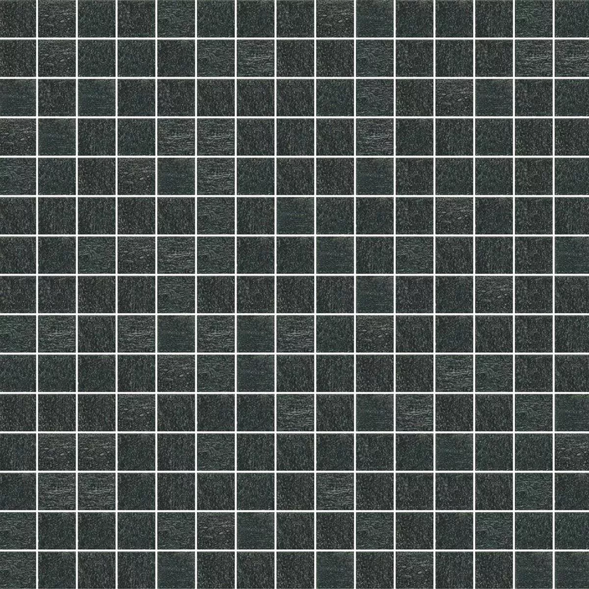 Glass Mosaic Tile Trend-Vi Vitreo 155 Anthracite 20x20mm