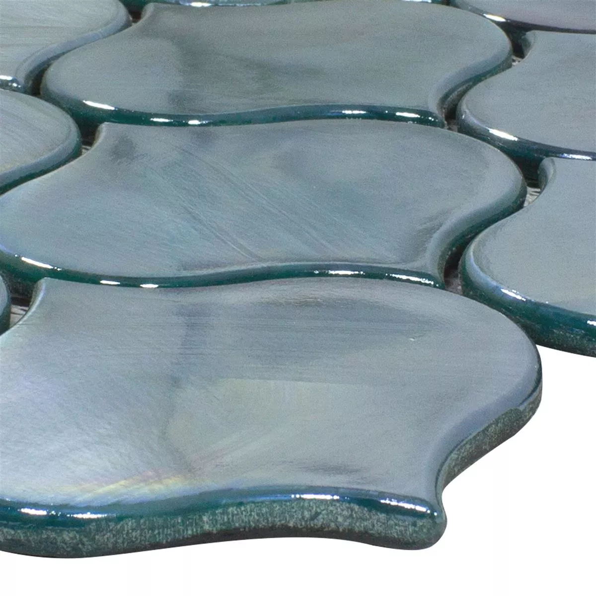 Glass Mosaic Tiles Andalucia Arabesque Sea Green Glass Mosaic Tiles Andalucia Arabesque Sea Green