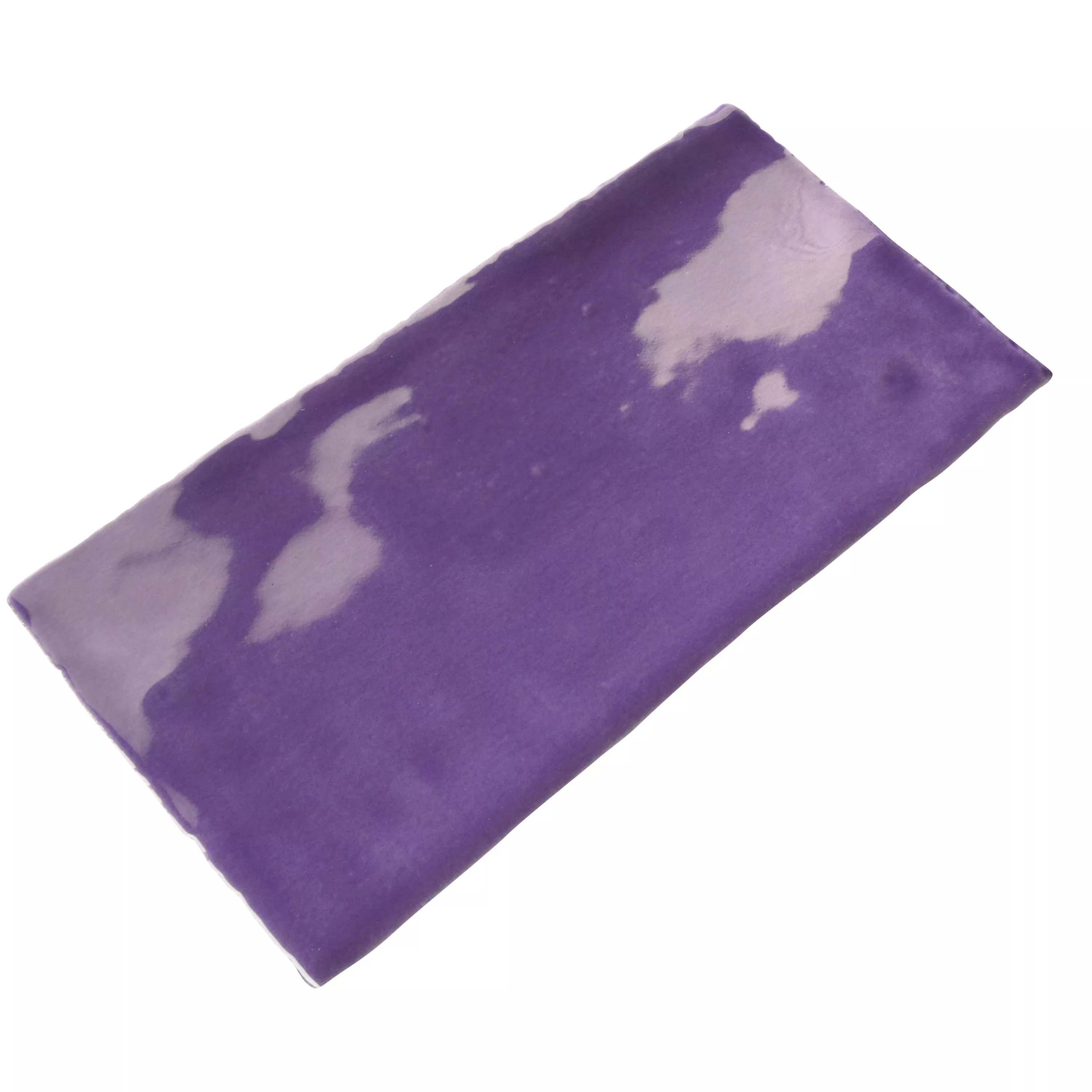 Wall Tile Algier Hand Made 7,5x15cm Purple