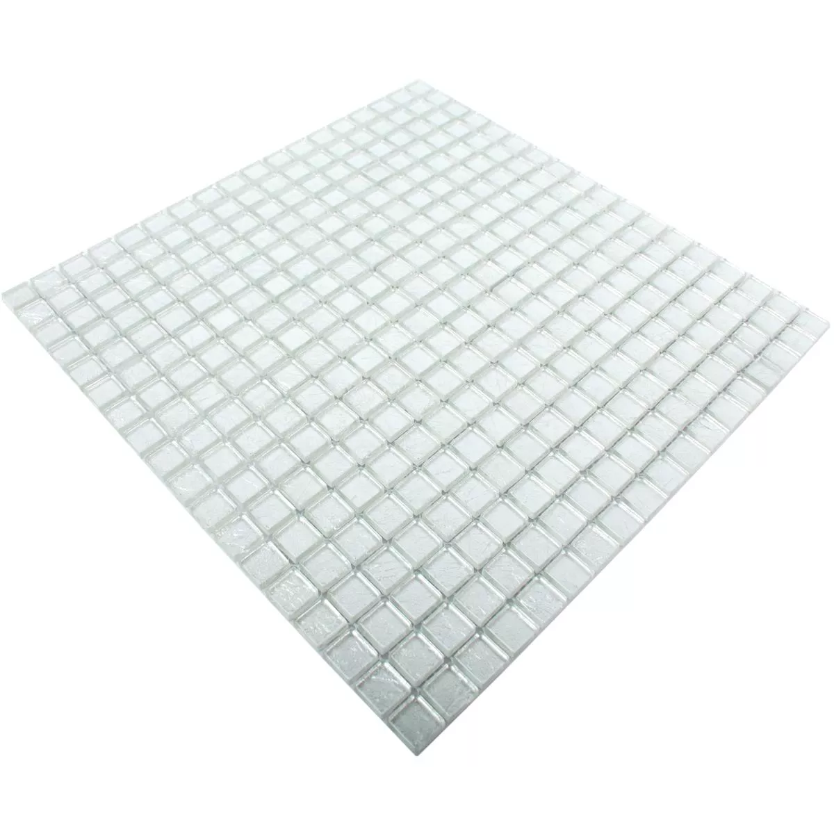 Glass Mosaic Tiles Capone Silver