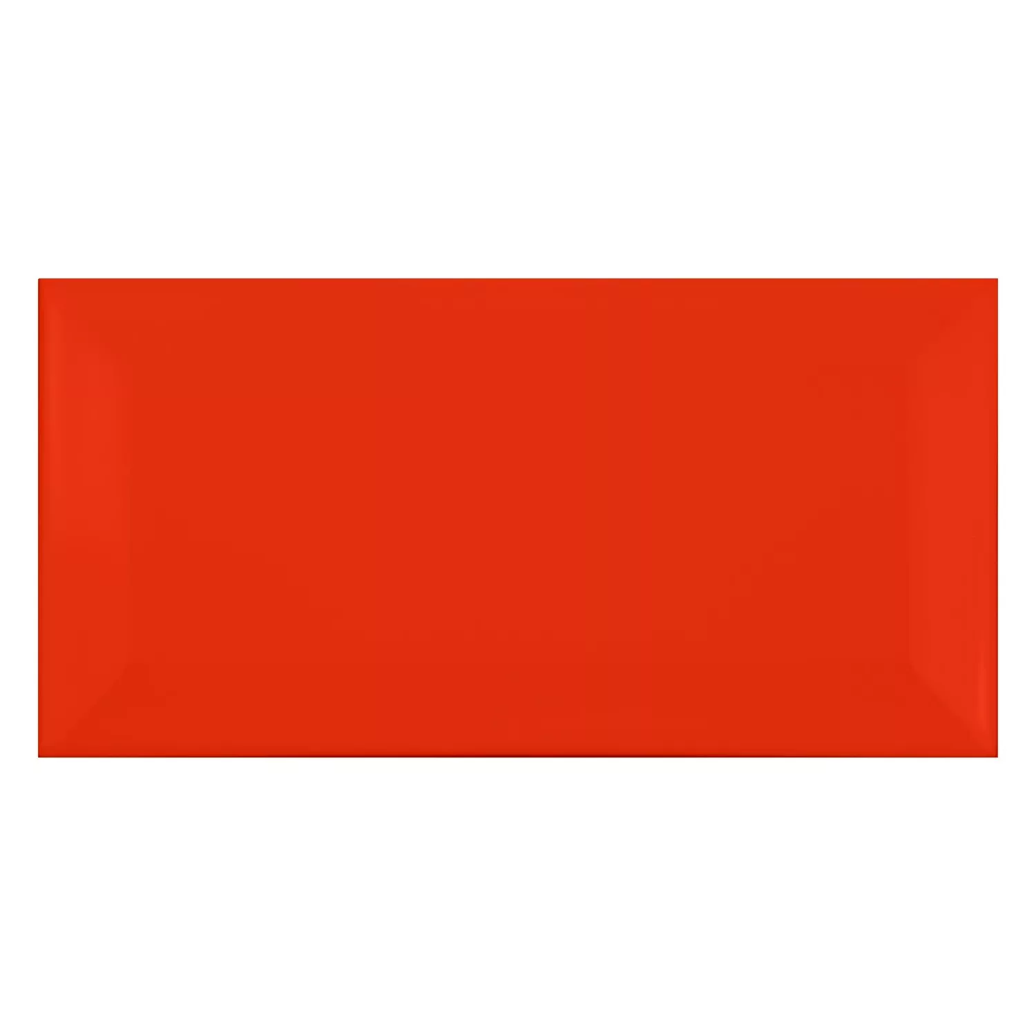 Metro tile Red Mat 7,5x15 cm Facet Pitcox Rojo