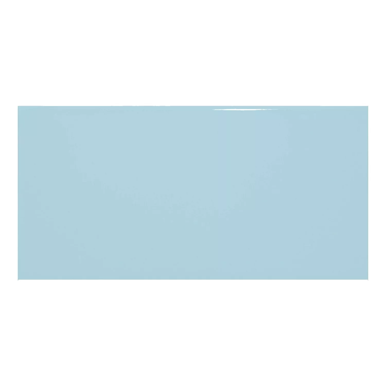 Metro tile Blue Glossy 10x20 cm Without Facet Avebury Piscina
