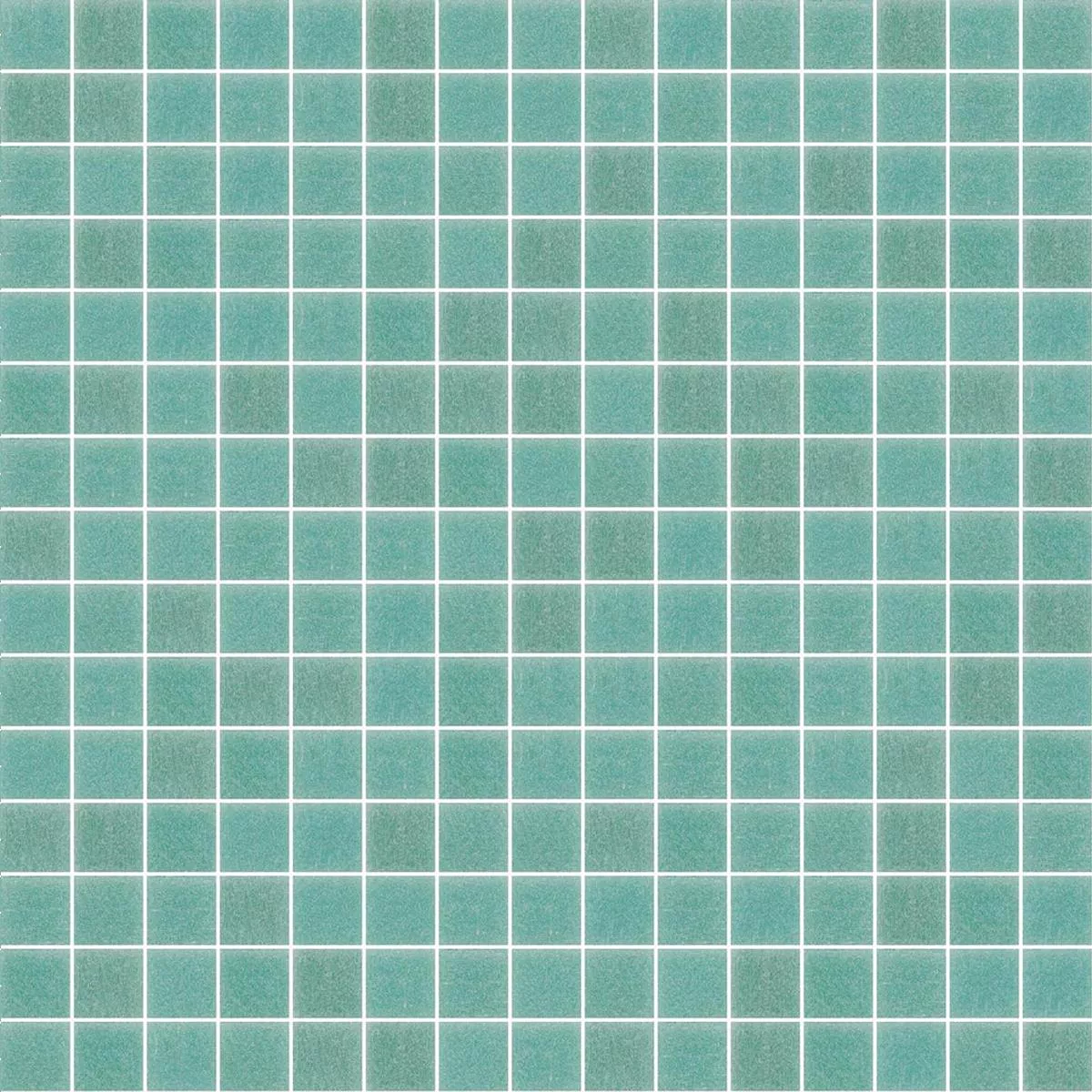Glass Mosaic Tile Trend-Vi Vitreo 140 Cyan 20x20mm